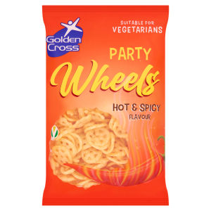 Party Wheels Hot & Spicy Flavour 90g