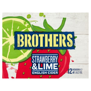 Strawberry & Lime English Cider 12x