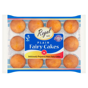 12 Plain Fairy Cakes 280g
