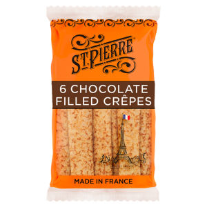 St Pierre Chocolate Filled French Crepes 6 Pack