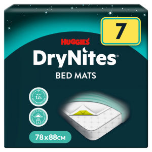 Huggies DryNites Bedwetting Incontinence Bedmats x7 Sheets