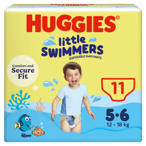 Huggies Little Swimmers Size 5-6 Disposable Swim Nappies x11
