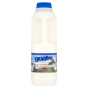 Goats Whole Milk 1.76 Pints/1 Litre