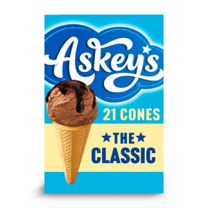 Askeys Round Icecream Cones 21Pk