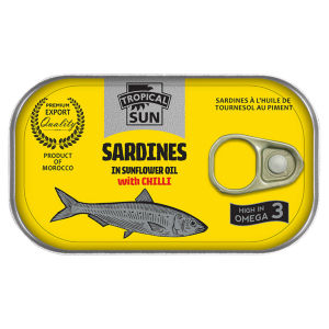 Sardines in Sunflower Oil with Chilli 125g