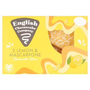 2 Lemon & Mascarpone Cheesecake Slices 180g