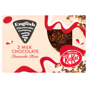 2 Milk Chocolate Cheesecake Slices 180g