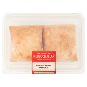 2 Jam & Cream Pasties