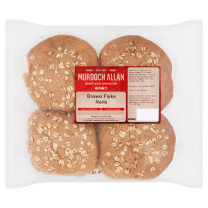 4 Brown Flake Rolls