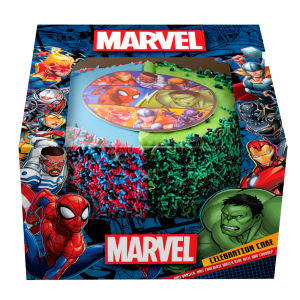 Marvel Avengers Half Vanilla & Half Chocolate Celebration Cake