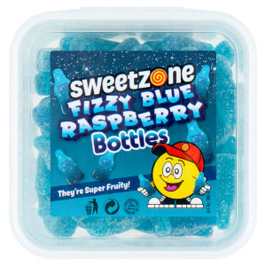 Fizzy Blue Raspberry Bottles 170g