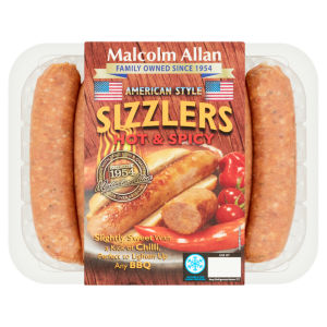 American Style Hot & Spicy Sizzlers 500g
