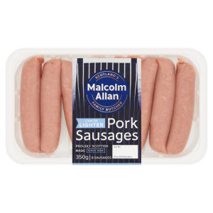 8 Little Bit Lighter Pork Sausages 350g