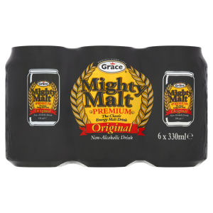 Mighty Malt Premium Original Non-Alcoholic Drink 0% 6 x 330ml