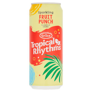 Tropical Rhythms Sparkling Fruit Punch Flavour Drink 330ml