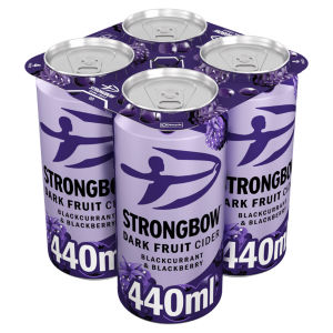 Strongbow Dark Fruit Cider Cans 4 x 440ml