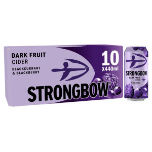 Strongbow Dark Fruit Cider Can 10x440ml