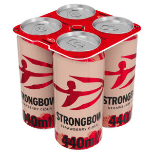 Strongbow Strawberry Cider - 4x440ml