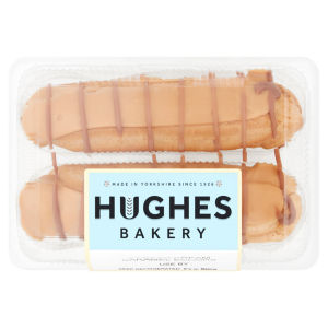 Bakery 2 Fresh Cream Caramel Eclairs