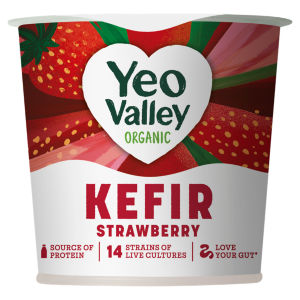 Yeo Valley Organic Strawberry Kefir Yogurt