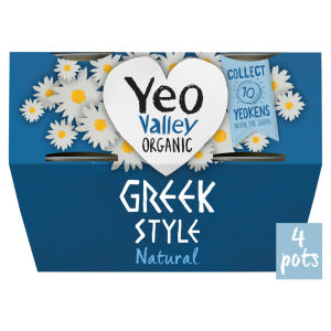 Yeo Valley Organic Natural Yogurt 4X110g
