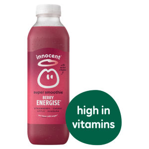 Innocent Super Smoothie Energise, Strawberry & Cherry 750ml