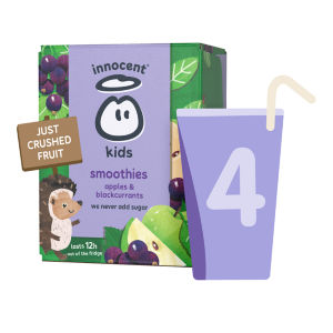 innocent Kids Smoothies Apples & Blackcurrants 4 x 150ml