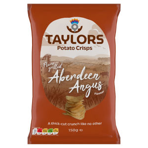 Potato Crisps Flame Grilled Aberdeen Angus Flavour 150g