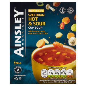 Ainsley Szechuan Hot & Sour Cup Soup 60g