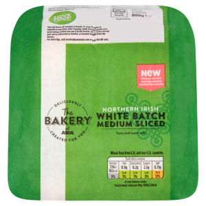 Baker's Selection White Batch Medium Sliced 800g