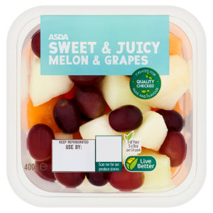 Sweet & Juicy Melon & Grapes 400g