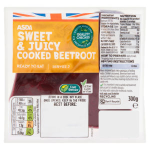 Sweet & Juicy Cooked Beetroot 300g