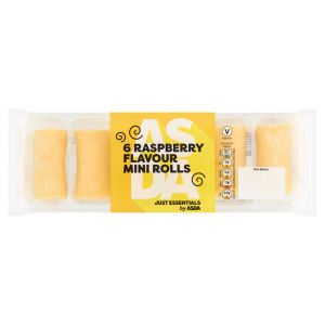 Just Essentials 6 Raspberry Flavour Mini Rolls