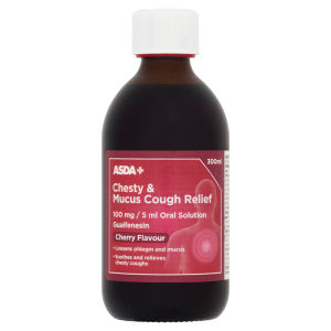 Chesty & Mucus Cough Relief Guaifenesin Cherry Flavour 300ml