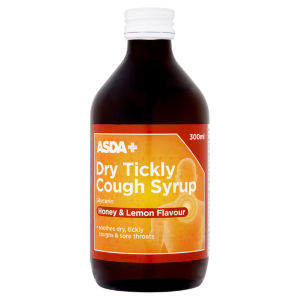 Dry Tickly Cough Syrup Glycerin Honey & Lemon Flavour 300ml
