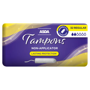 32 Regular Tampons Non-Applicator