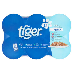 Tiger Fish Selection in Jelly 1+ Years 6 x 400g (2.4kg)