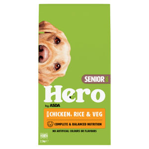 Hero Senior Dog with Chicken, Rice & Veg 2.5kg