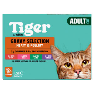 Tiger Gravy Selection Meaty & Poultry 12 x 100g (1.2kg)