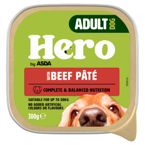 Hero Adult Dog with Turkey & Chicken Pâte 300g