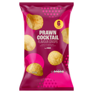 Prawn Cocktail Flavour Crisps 6 x 25g (150g)