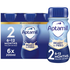 Aptamil 2 Follow On Milk Ready to Drink 6-12 Months 6 x 200ml