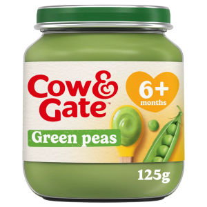 Cow & Gate Peas Baby Food Snack Jar 6+ Months
