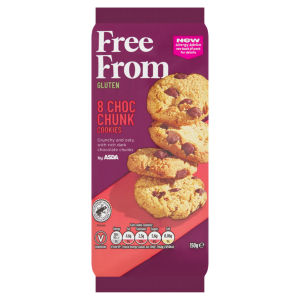 Free From by ASDA 8 Choc Chunk Cookies 150g
