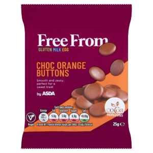 Free From by  Choc Orange Buttons 25g