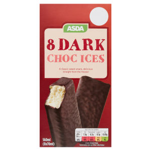 Dark Choc Ices 6 x 70ml (420ml)