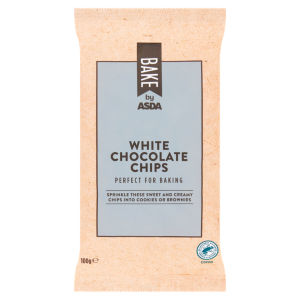 Bake by  White Chocolate Chips 100g