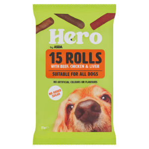 Hero 15 Rolls with Beef, Chicken & Liver 135g