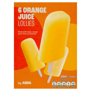 Orange Juice Lollies 6 x 73ml (438ml)