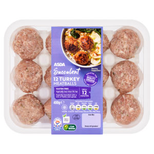 12 Succulent Turkey Meatballs 400g